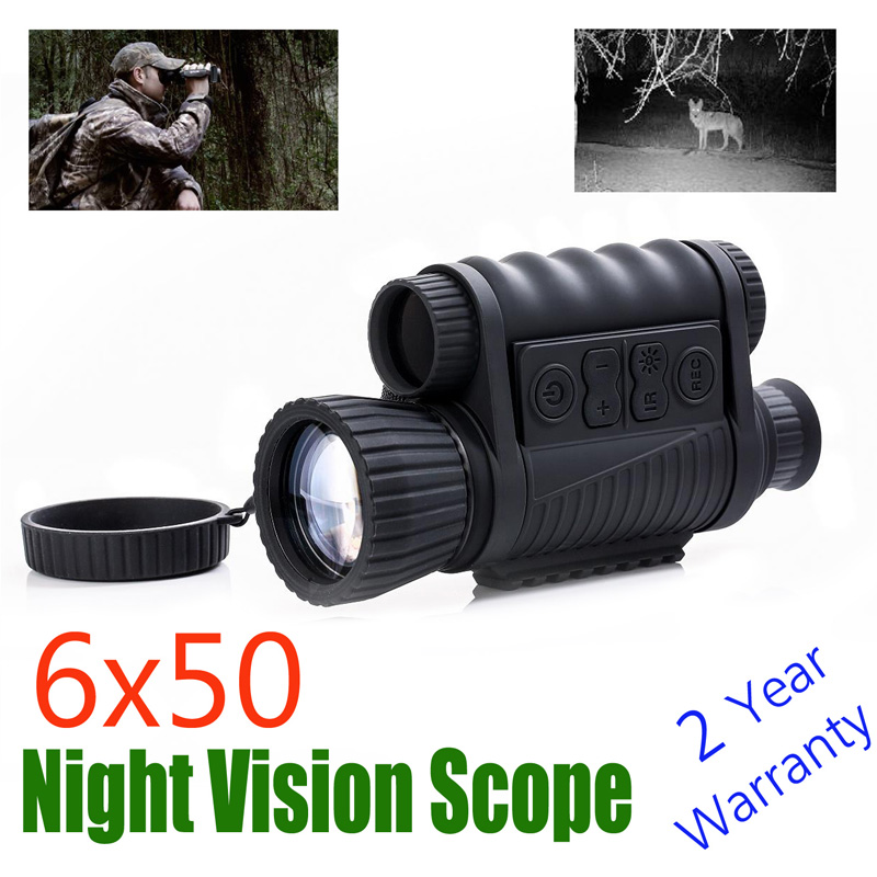 6x50mm HD Hunting Night Vision Scope Digital Optical Infrared